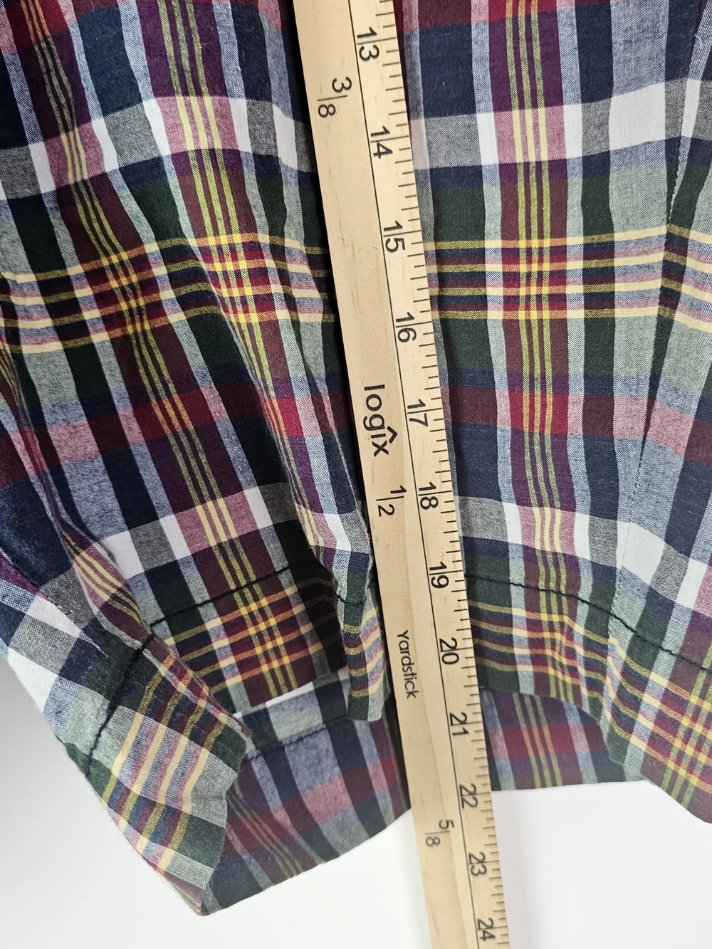Polo Ralph Lauren Shorts Indian Madras Patchwork Check Tartan Preppy Mens 40